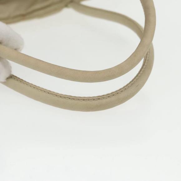 PRADA Hand Bag Nylon Beige Auth 99962 - Picture 7 of 16